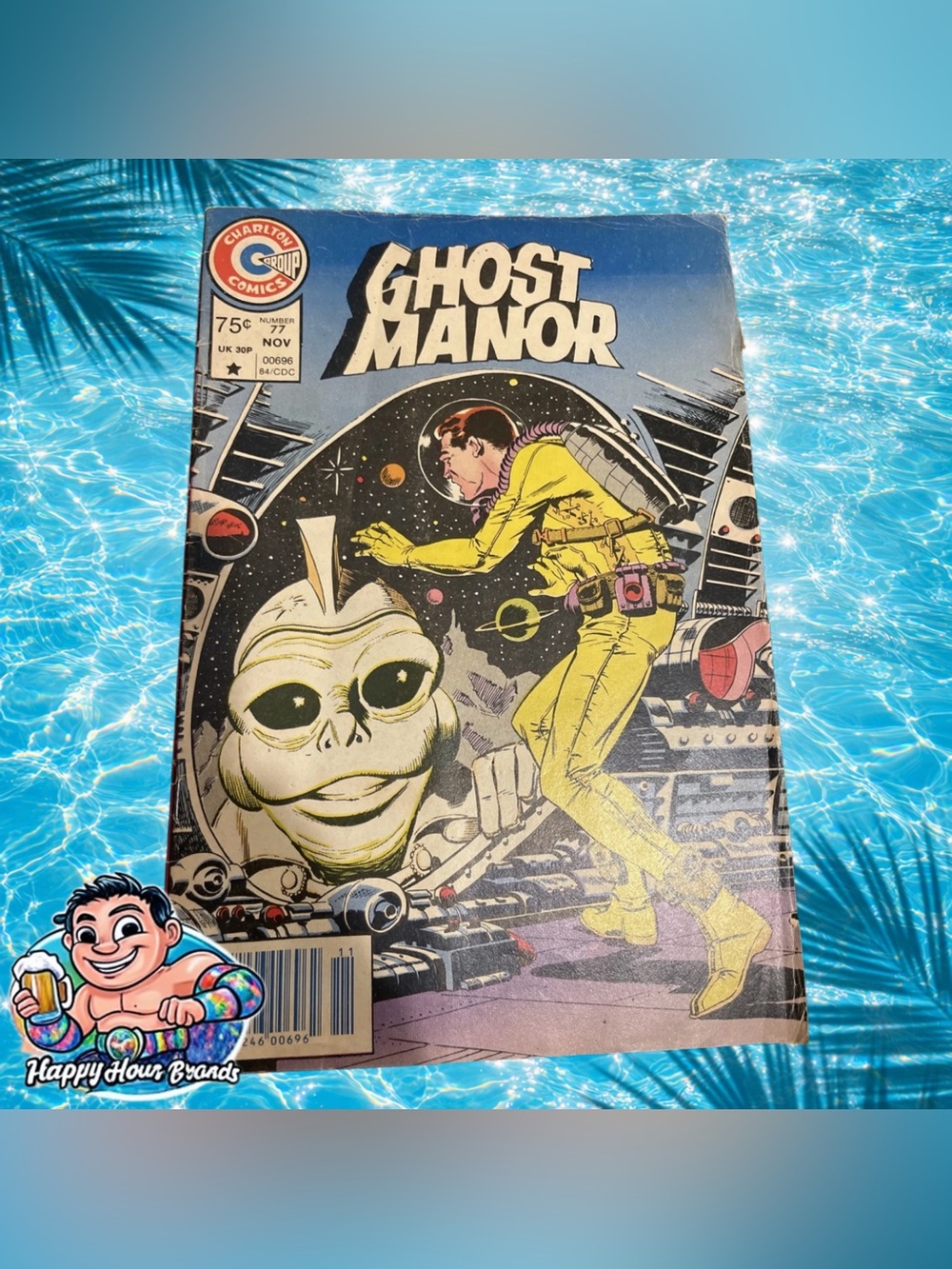 Ghost Manor (1971 series) #77 Charlton comics Some Age And Wear